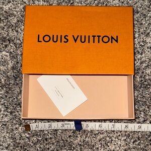 Louis Vuitton Orange and Black Packaging Box